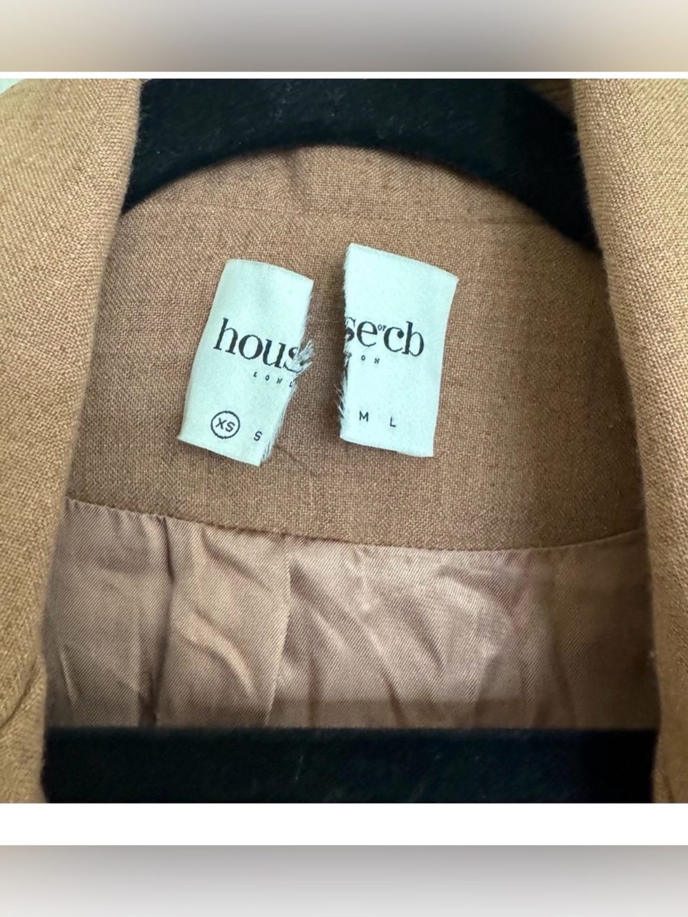 Sold Out House of CB Makani Mocha Corset Blazer XS Linen Archive Y2K - Picture 11 of 13